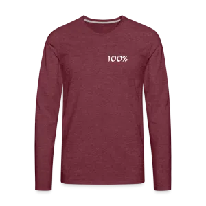 100% Unisex Cotton Long Sleeve T-Shirt up to 3 XL