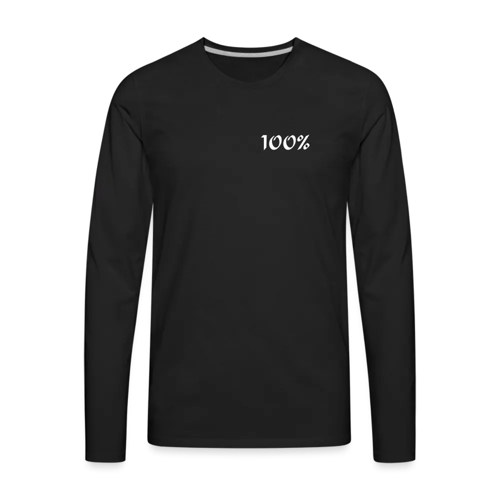 100% Unisex Cotton Long Sleeve T-Shirt up to 3 XL