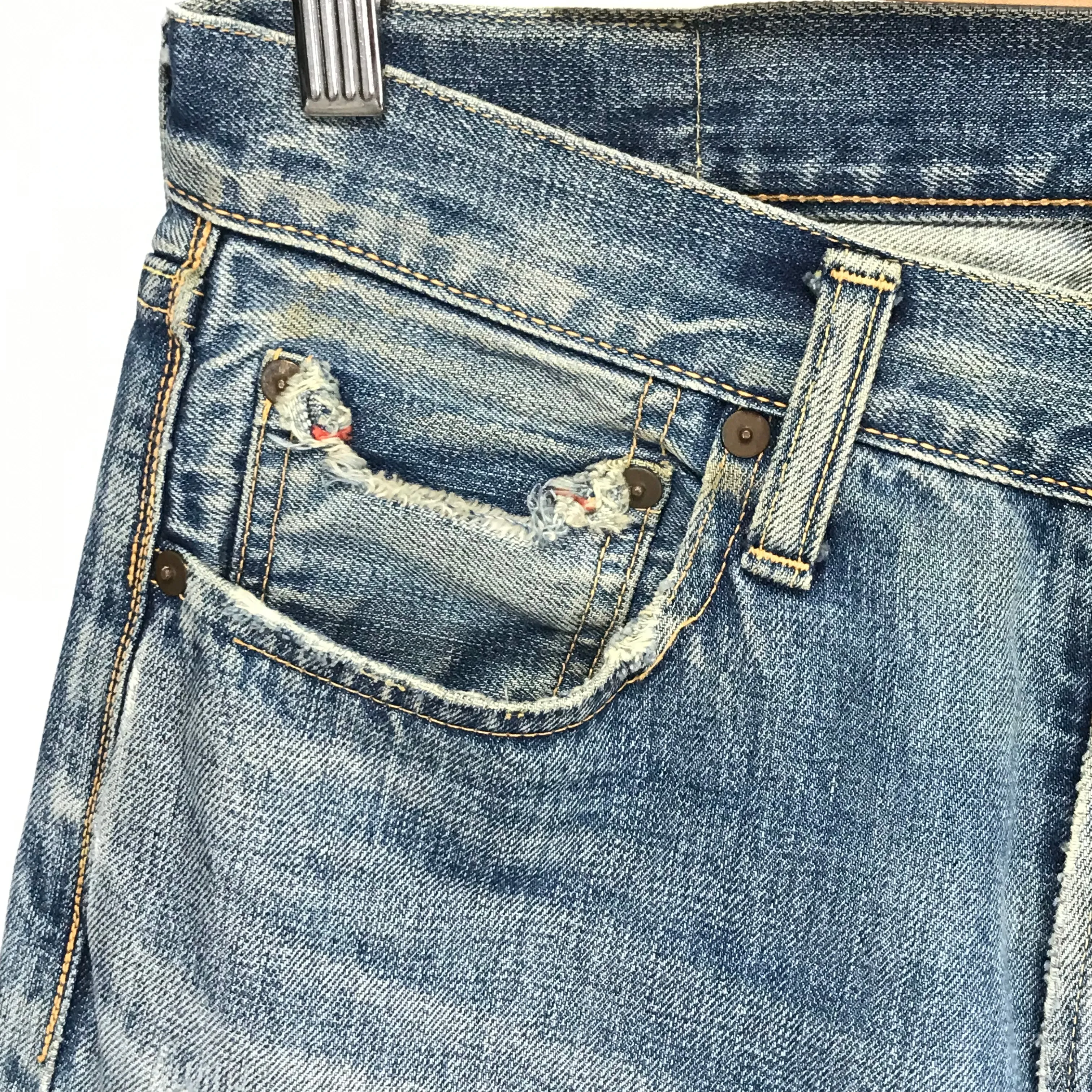 [31] Kapital Okayama Selvedge Distressed Denim Indigo