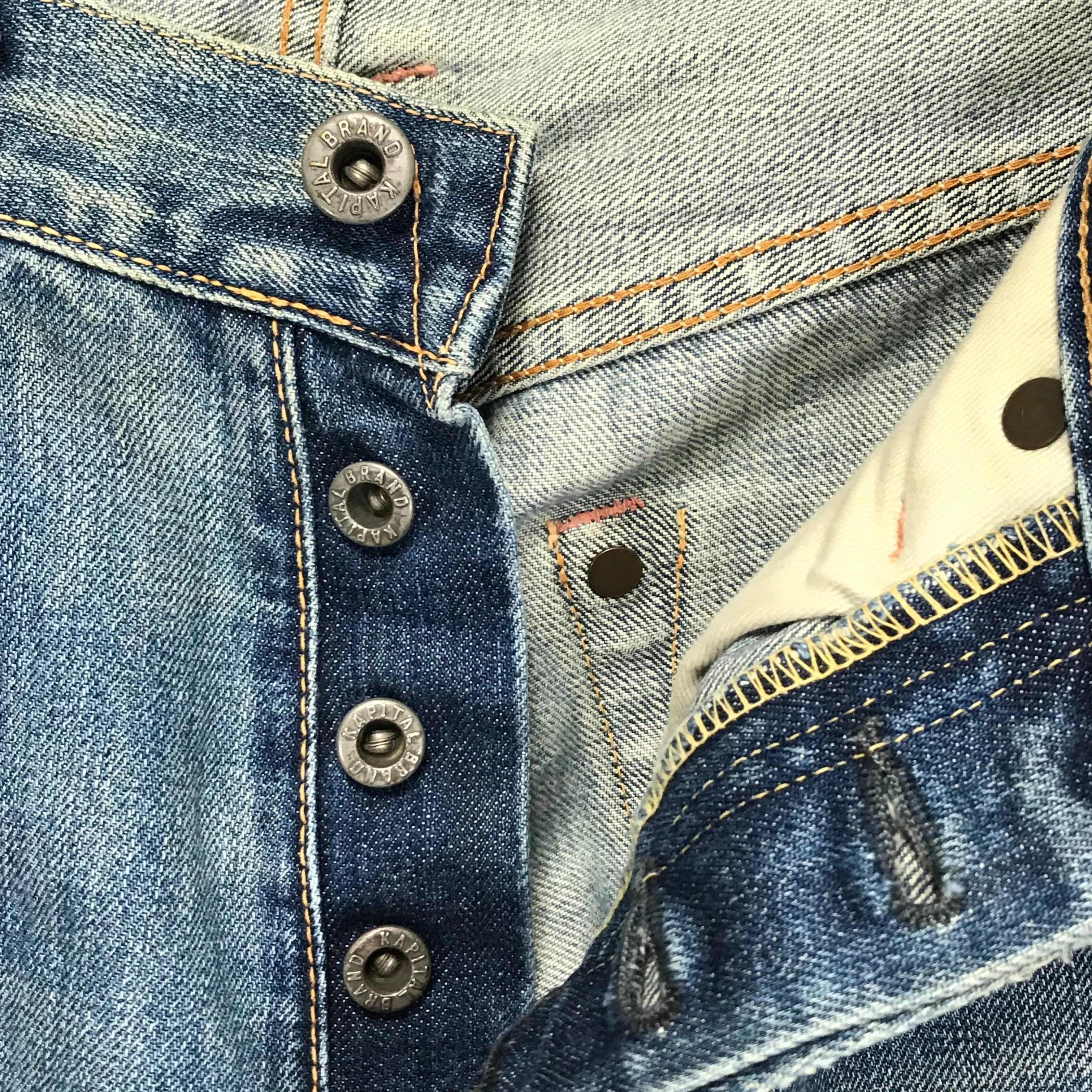 [31] Kapital Okayama Selvedge Distressed Denim Indigo