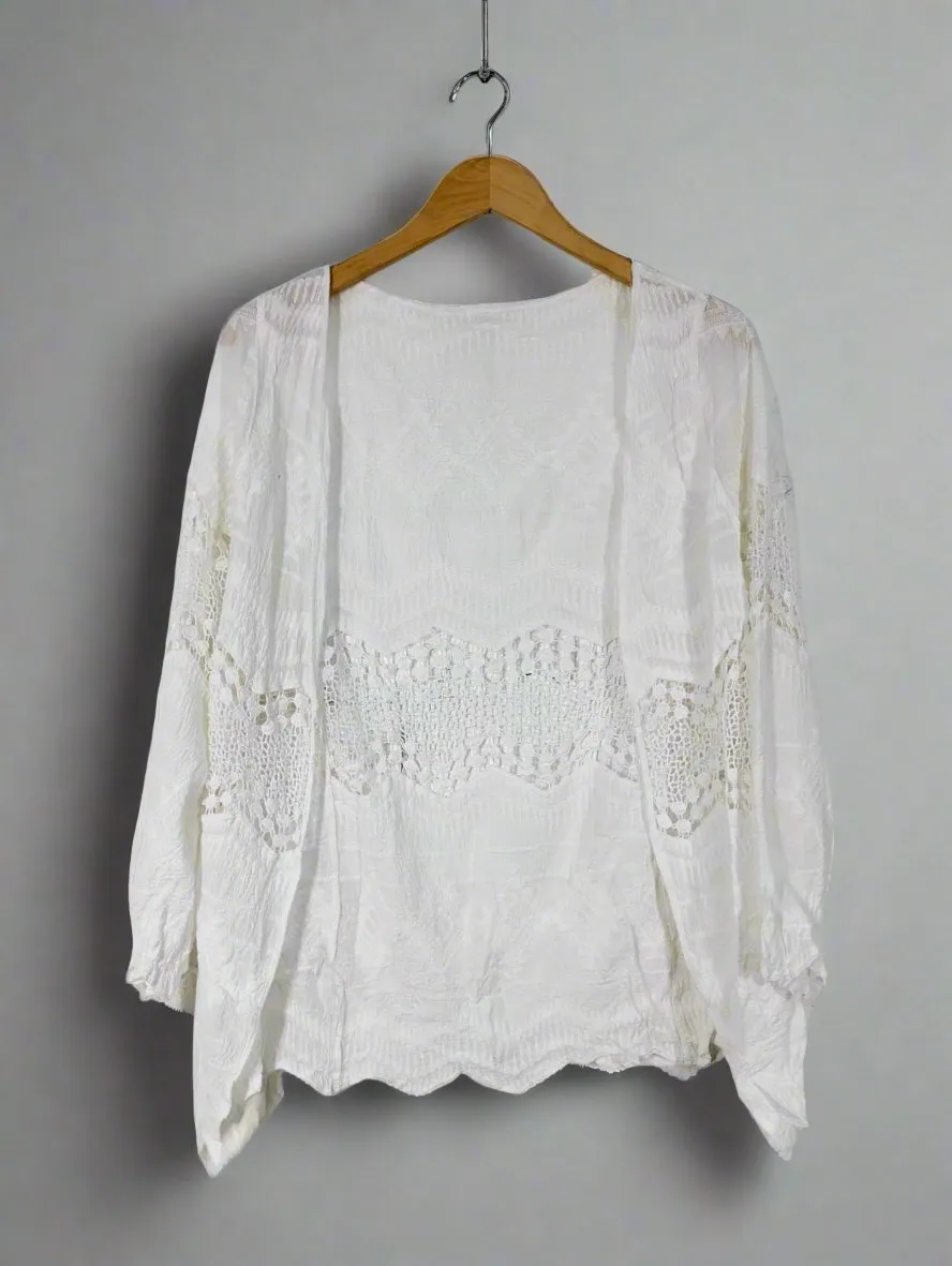 3/4 Sleeve Open Top