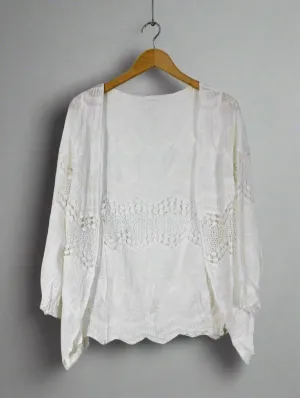 3/4 Sleeve Open Top