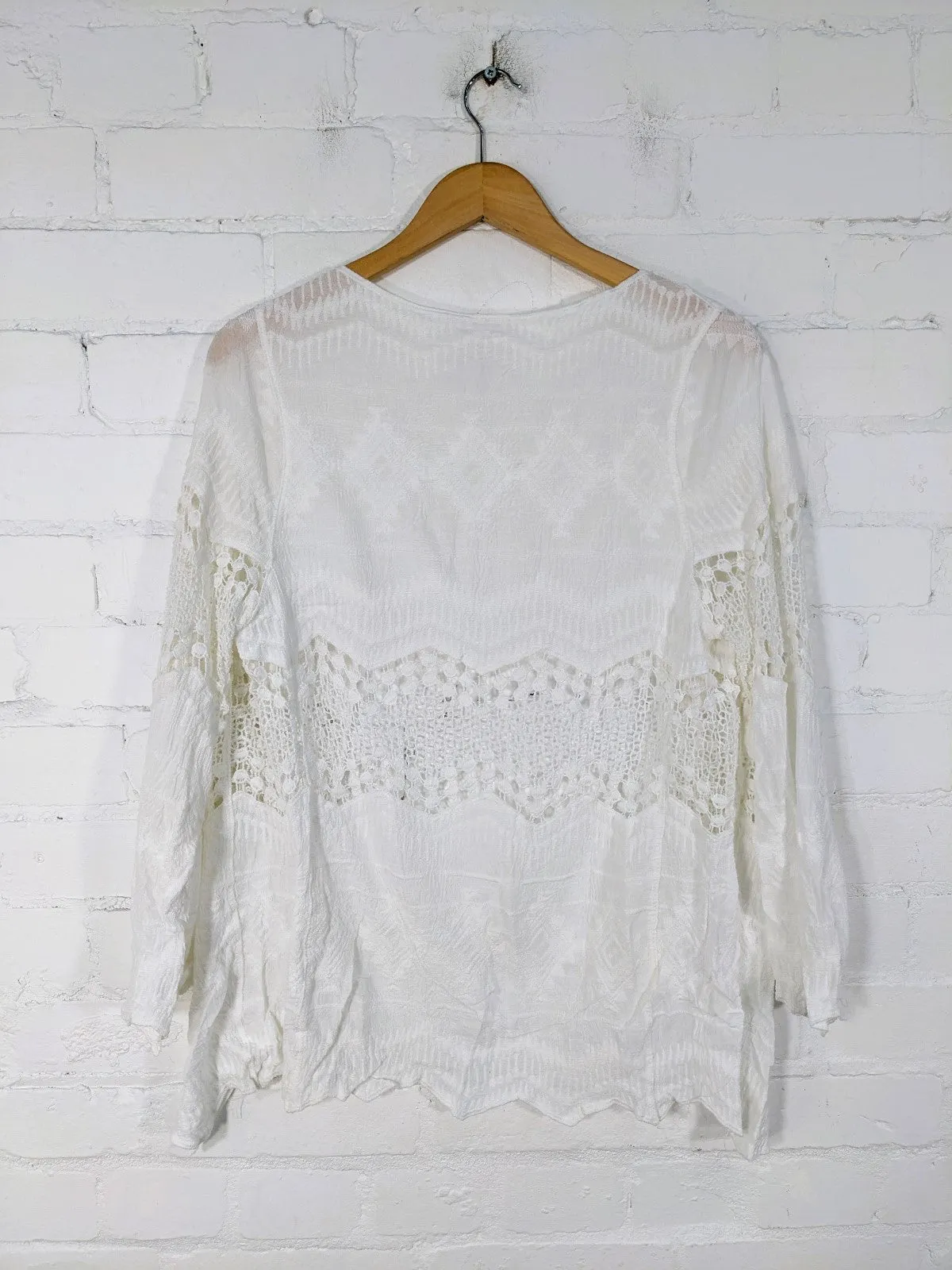 3/4 Sleeve Open Top