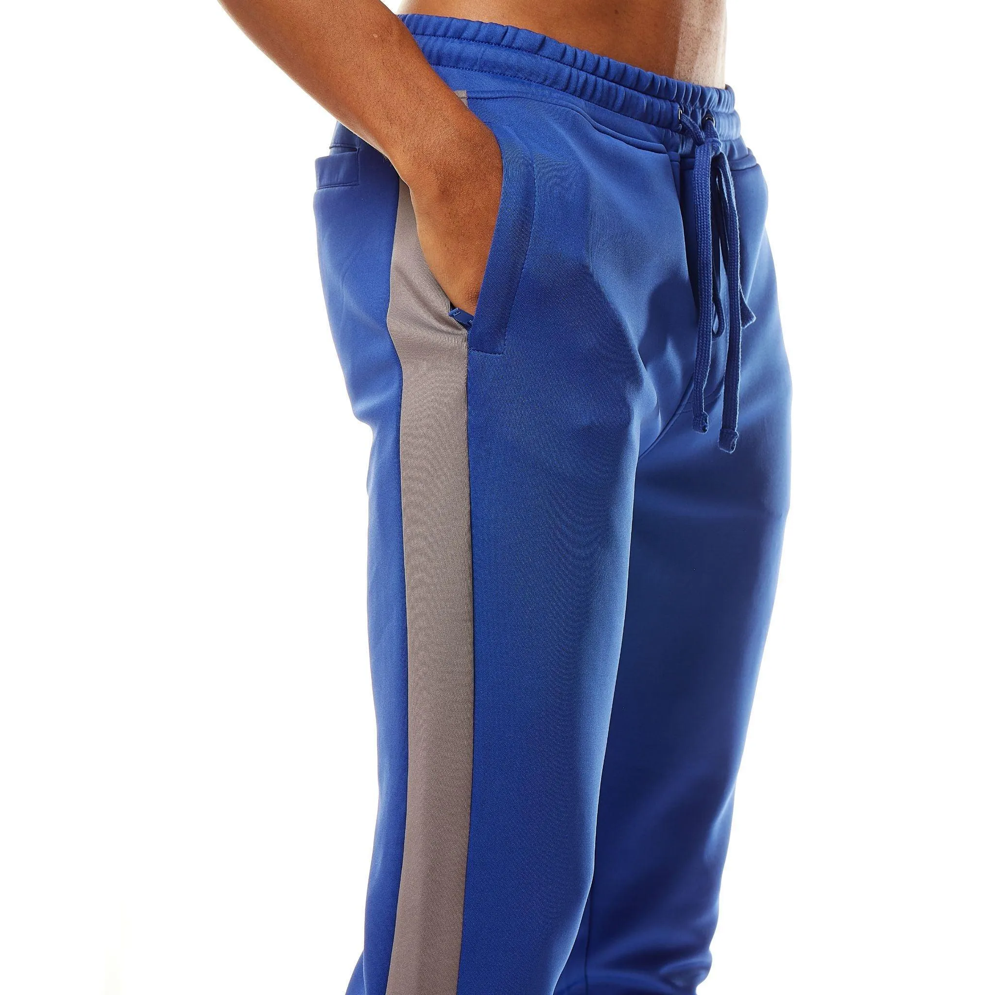 401 Track Pants - Royal Blue & Grey