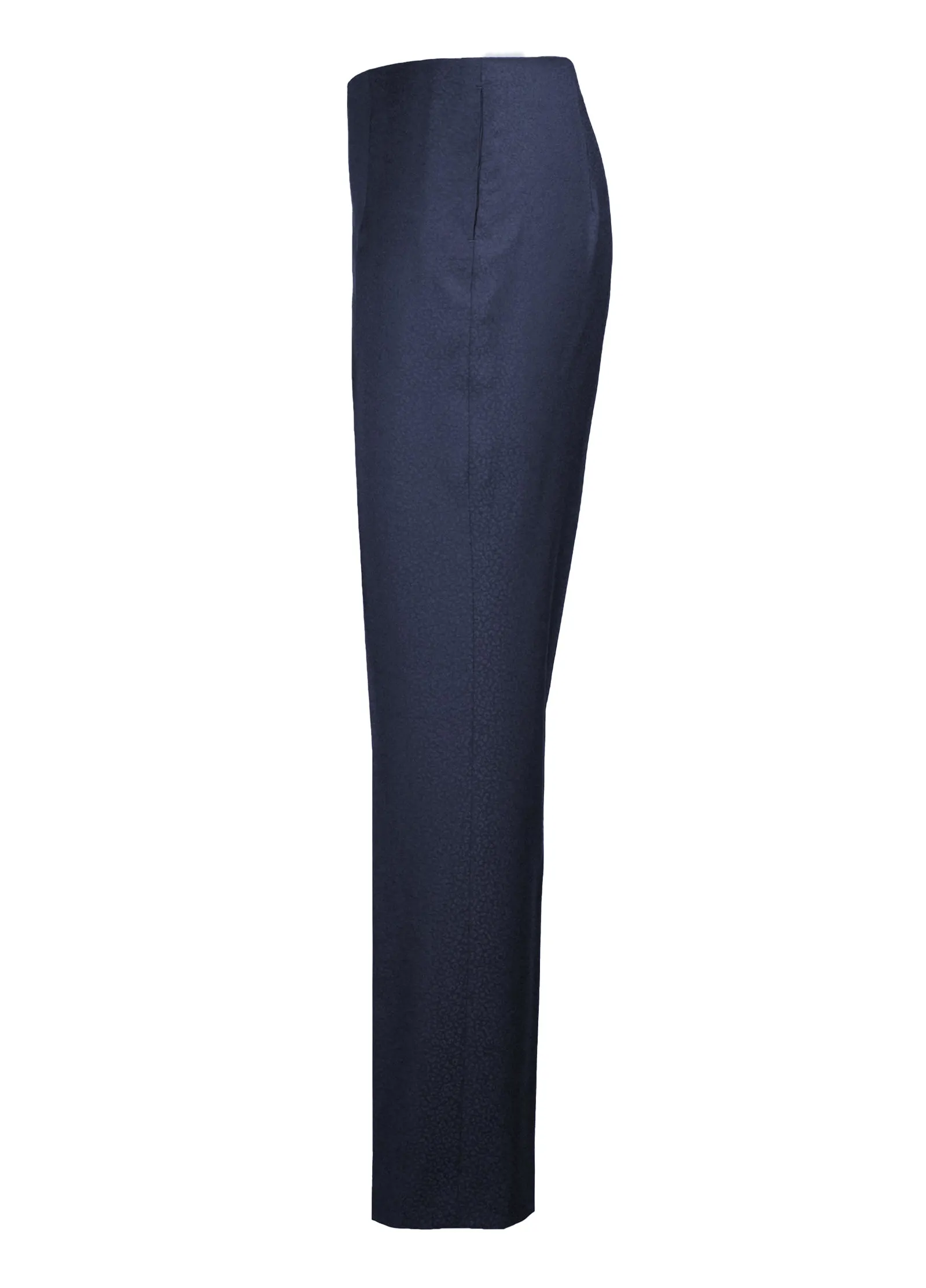 Abstract Jacquard Superfine Wool Pants