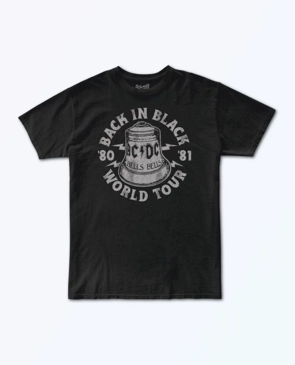 AC/DC Hells Bells Black Unisex Tee
