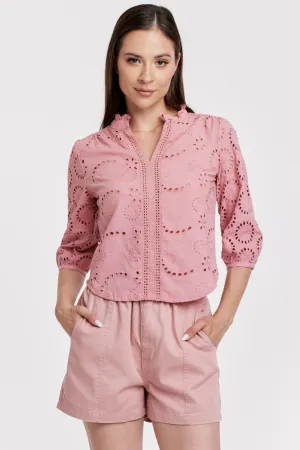 Alexandria Eyelet Blouse