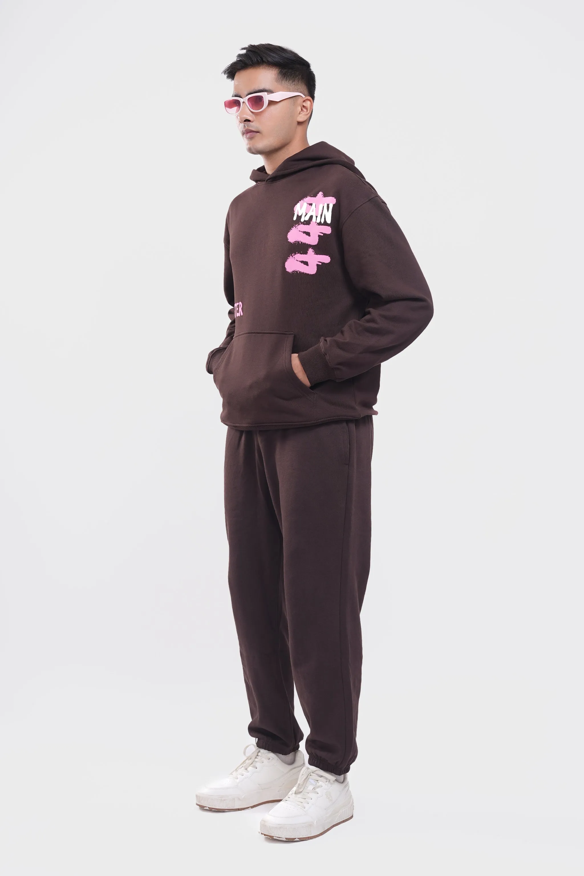 Almost Famous Brown Oversized Hoodie