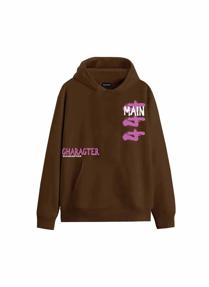 Almost Famous Brown Oversized Hoodie