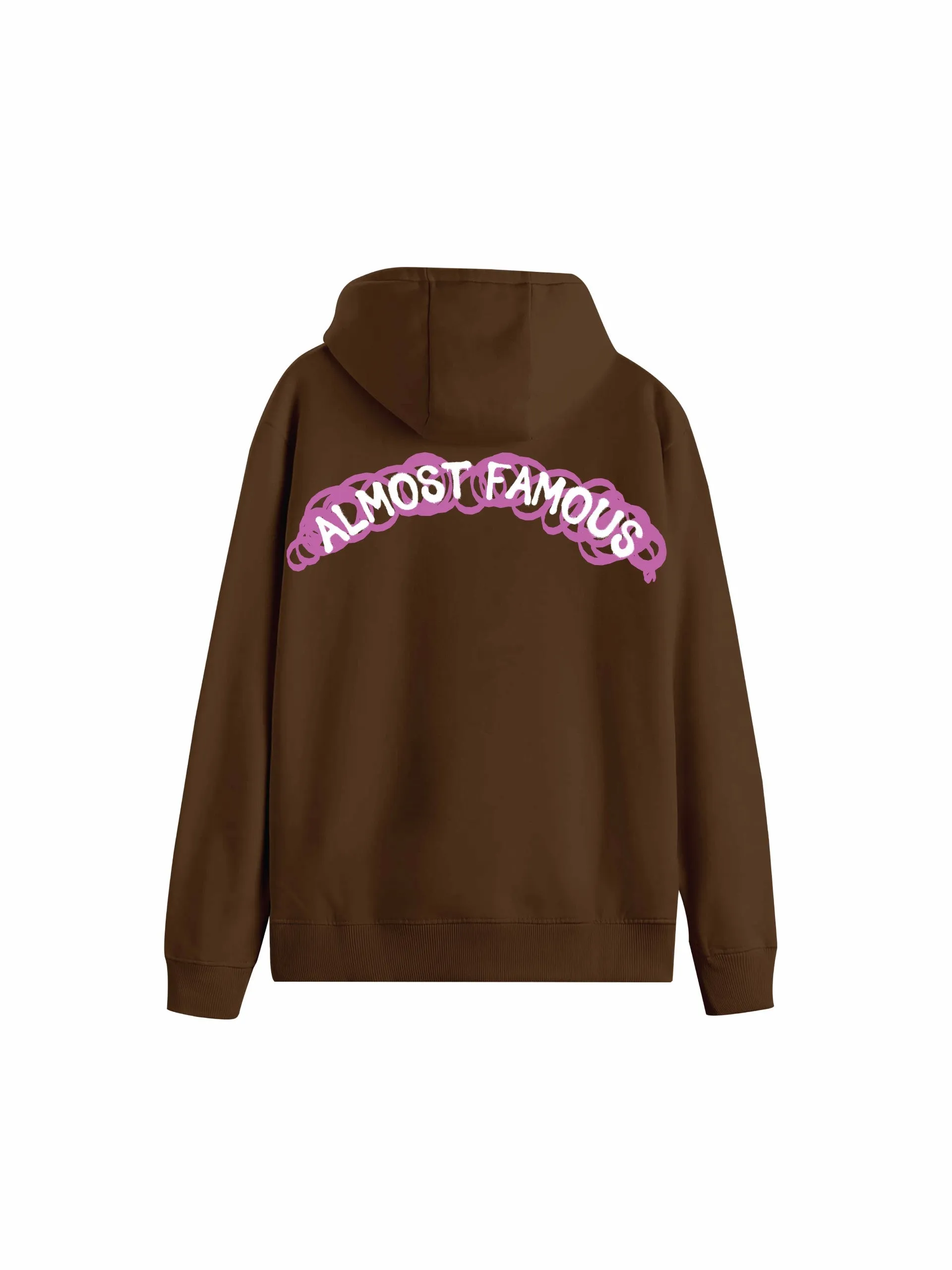 Almost Famous Brown Oversized Hoodie