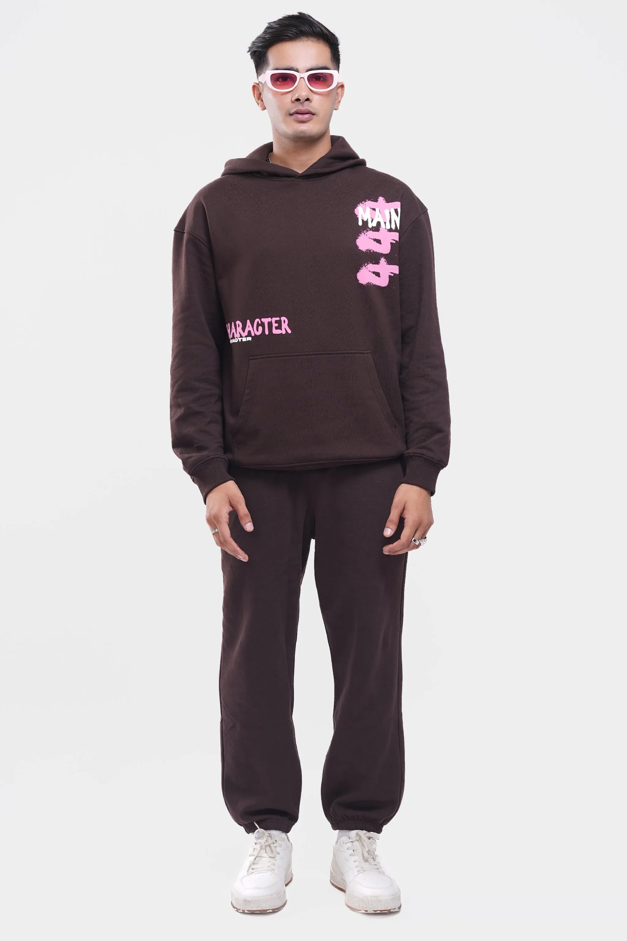 Almost Famous Brown Oversized Hoodie