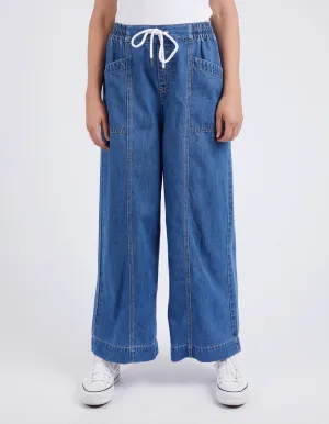ALORA WIDE LEG JEAN || BLUE
