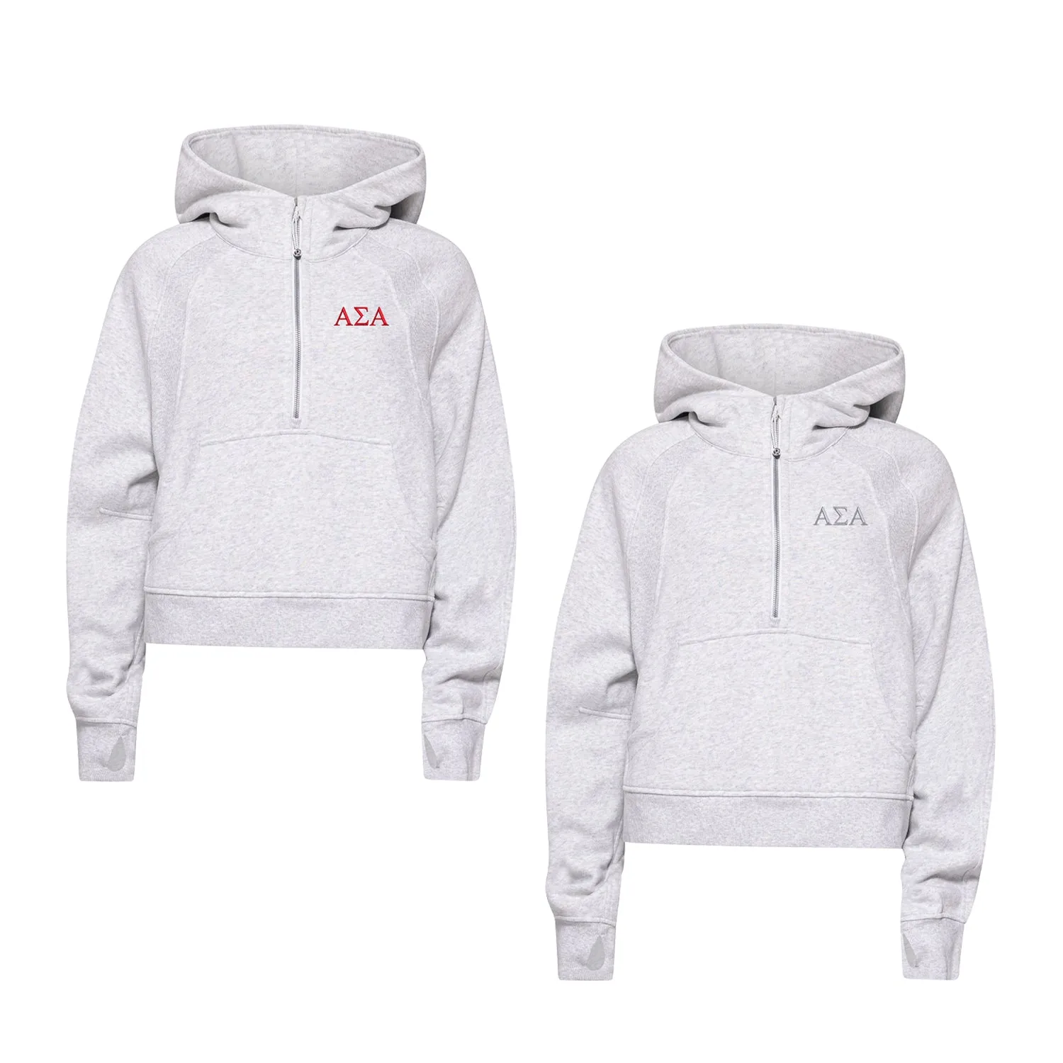 Alpha Sigma Alpha lululemon Scuba Oversized Half-Zip Hoodie