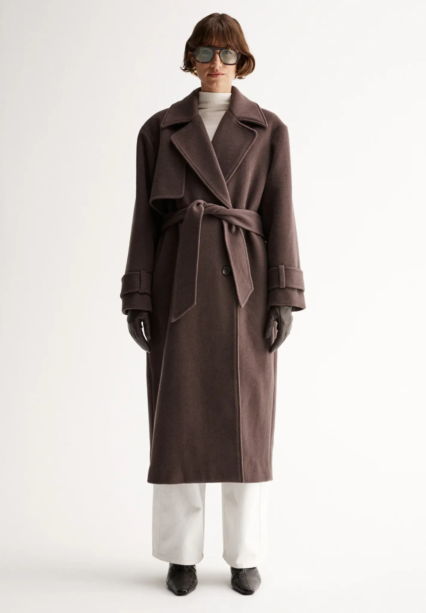 ARNA Coat | CHOCOLATE