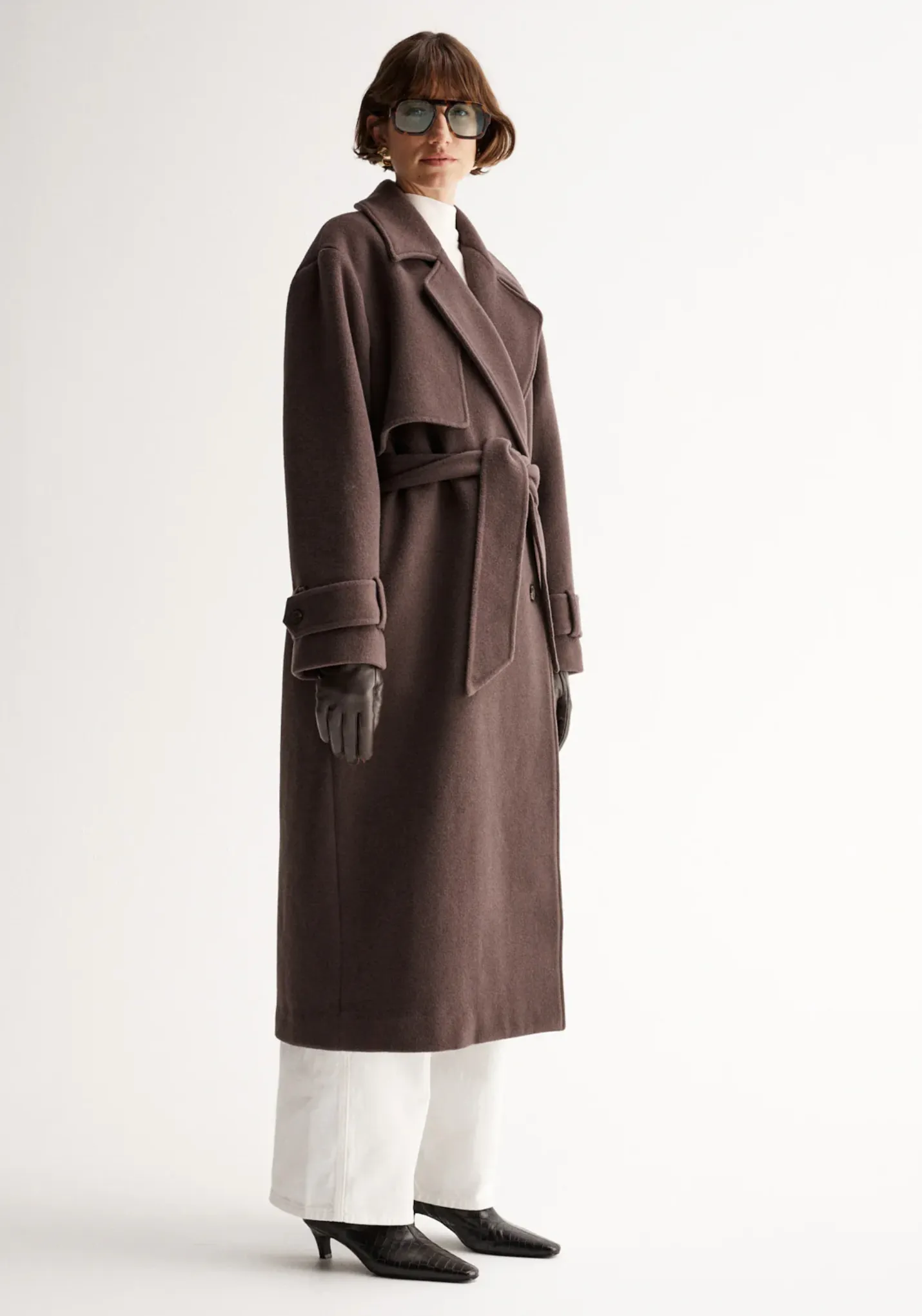 ARNA Coat | CHOCOLATE