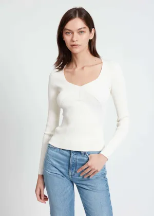Asher Long sleeve in Ivory