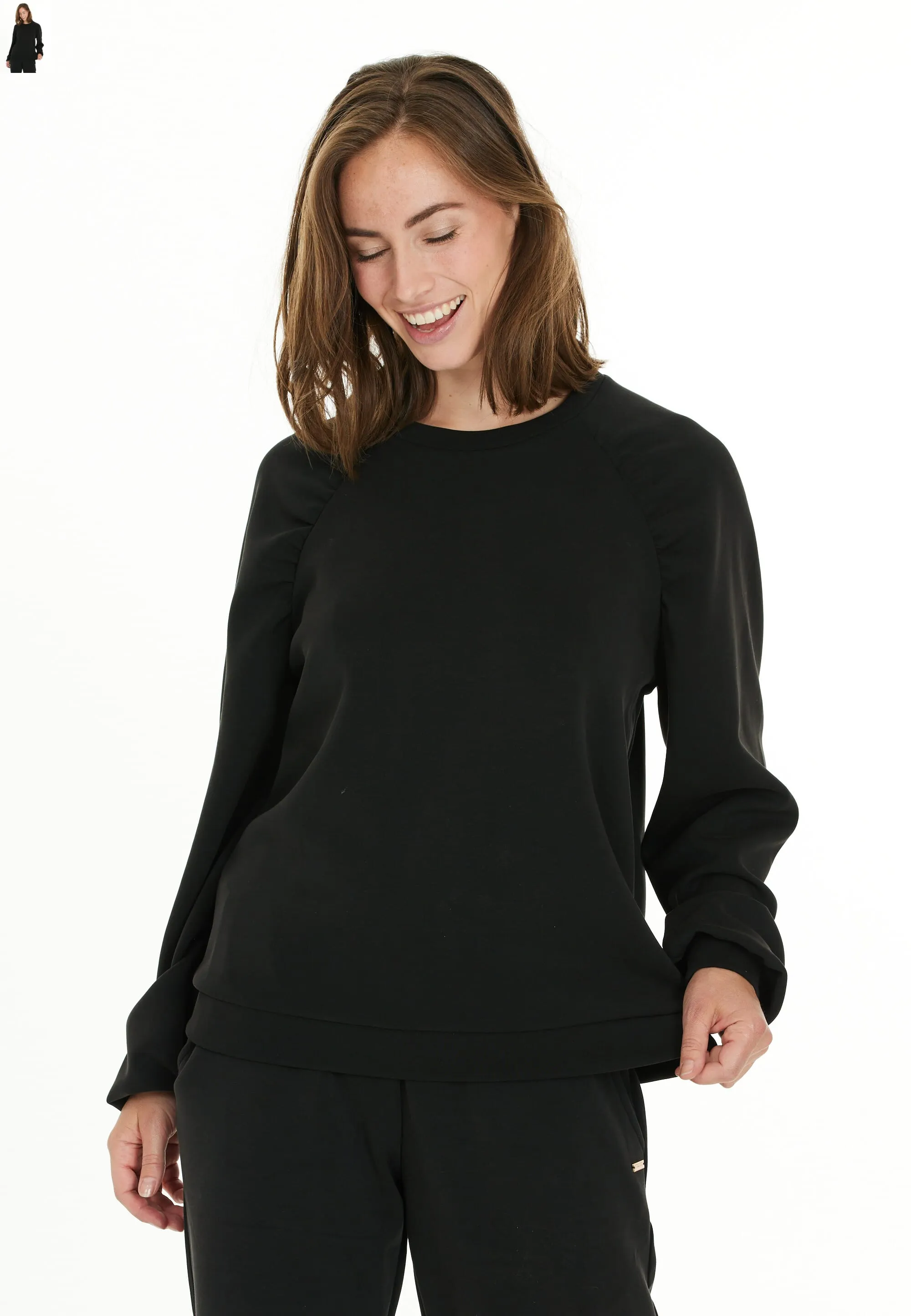ATHLECIA JILLNANA W BALLOON SLEEVE SWEAT