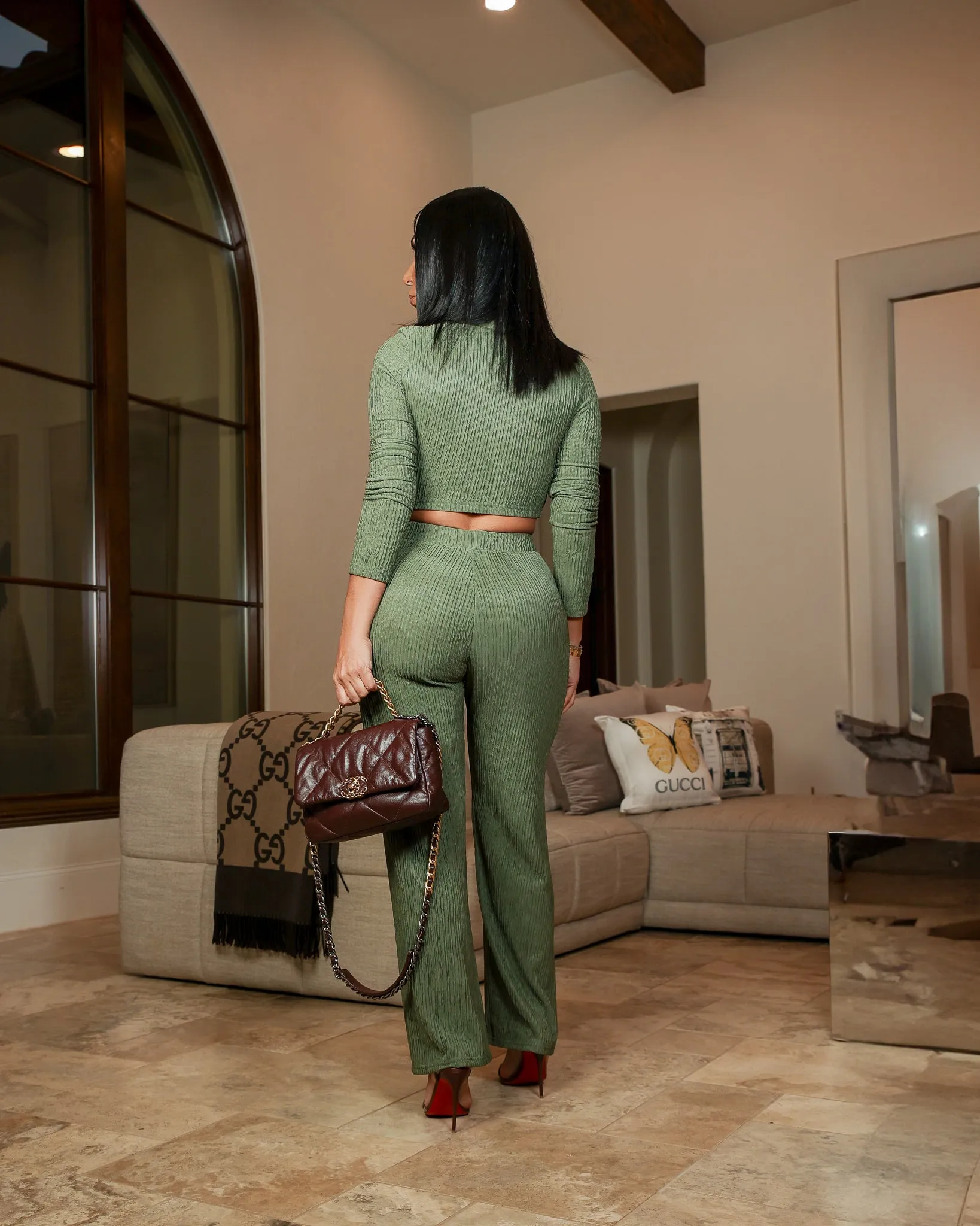 Atlas (Forest Green Pants Set) ALL SALE ITEMS ARE A FINAL SALE NO EXCHANGE