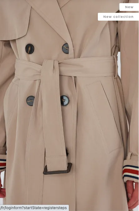 Audrey trench coat
