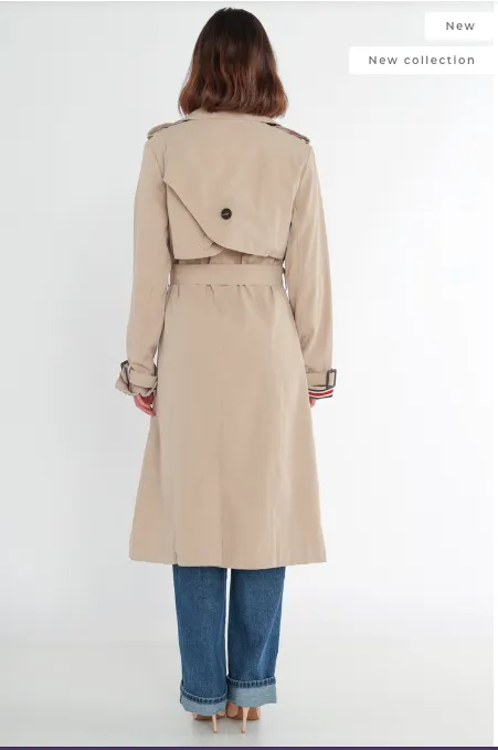 Audrey trench coat