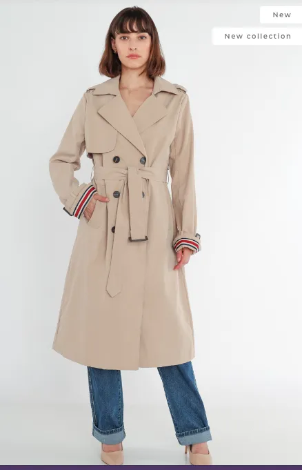 Audrey trench coat