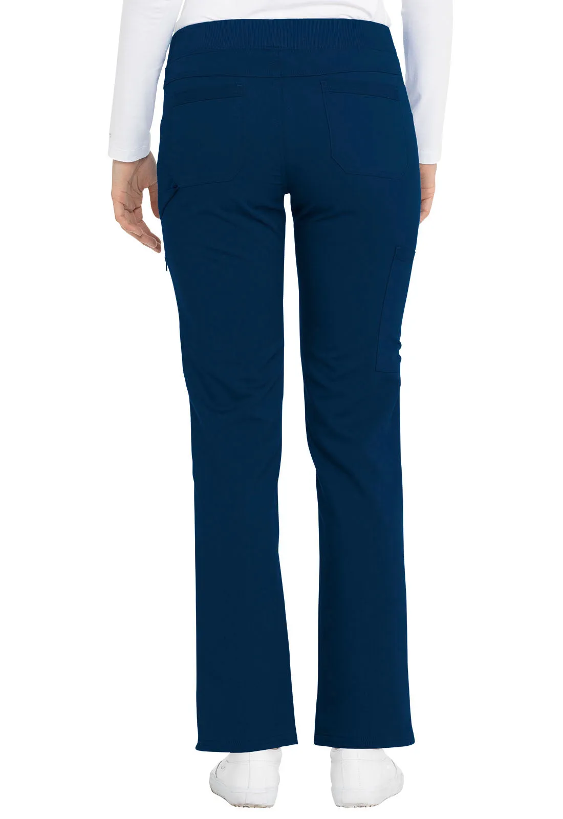Balance DK135 Mid Rise Tapered Leg Pull-on Pants Navy