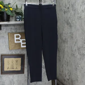 Banana Republic Womens Pull On Tapered Elastic Waist Pants 1588693 Navy Blue 8