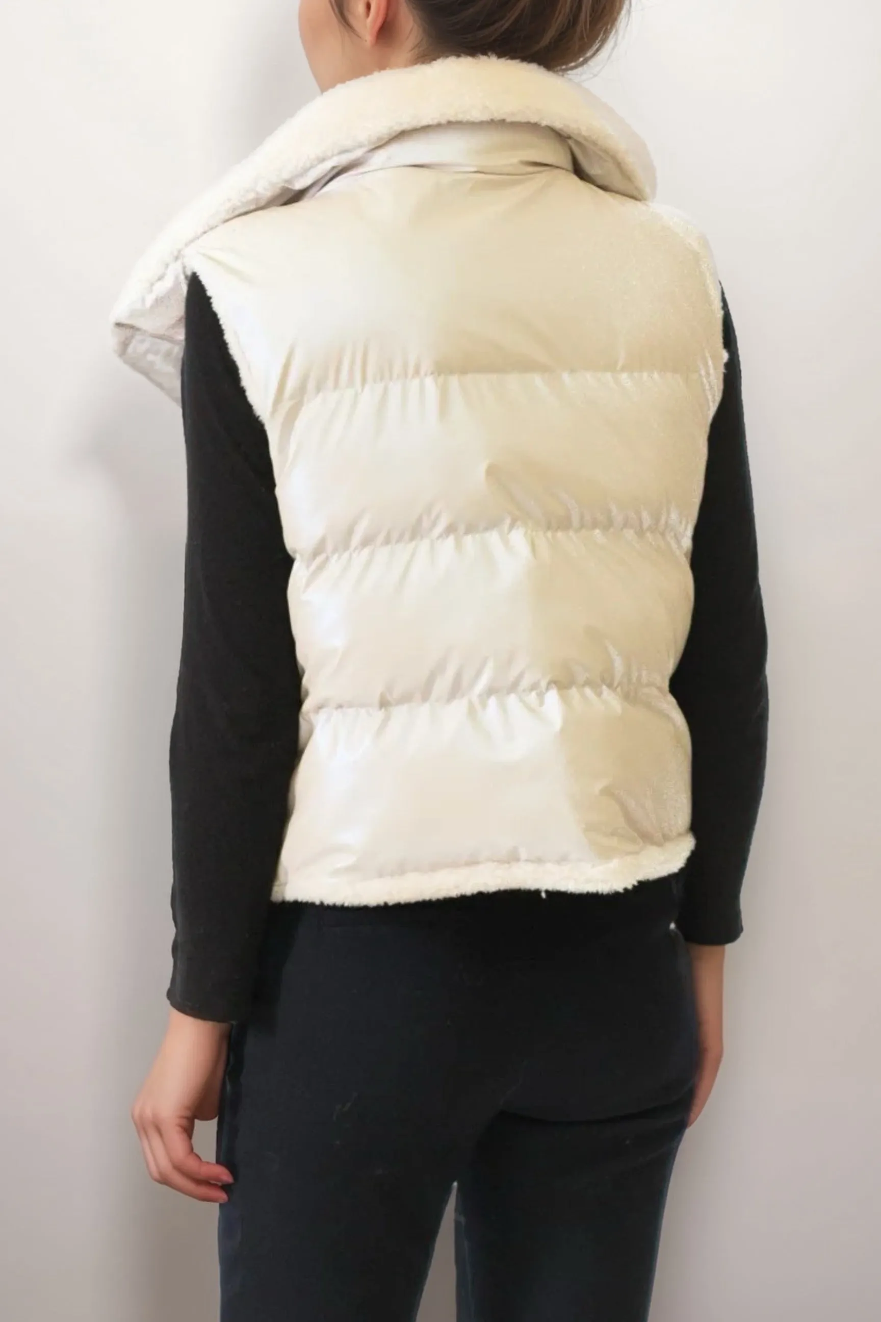 Belle Fare Premium The Lodi Faux Shearling Reversible Vest FXV67