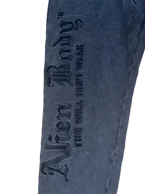 Black Acid Sweatpants