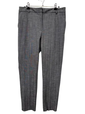 Black & White Mid Rise Tapered Pants