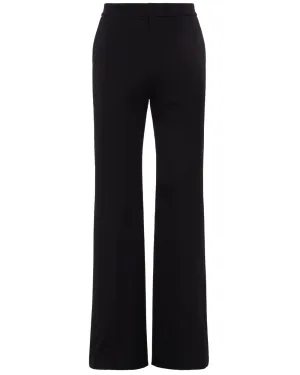 Black Livvy Straight Trouser