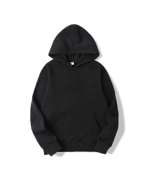 Black plain hoode For and Women