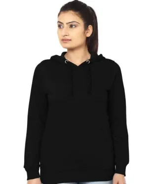 Black plain Hoodie For and women