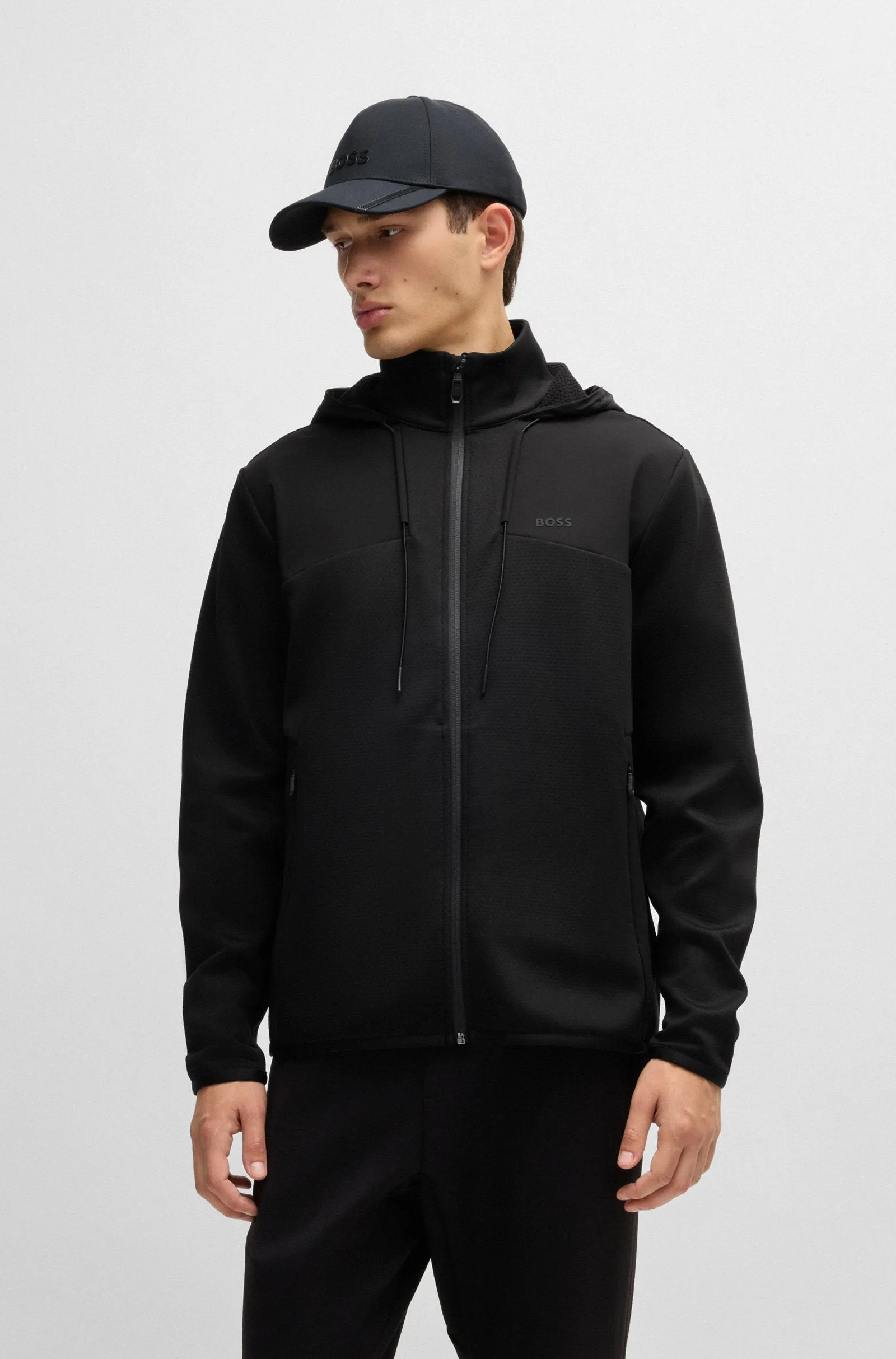 BOSS Hoodies  in Polyester Mix - SYBRID 10263309 01-50523707