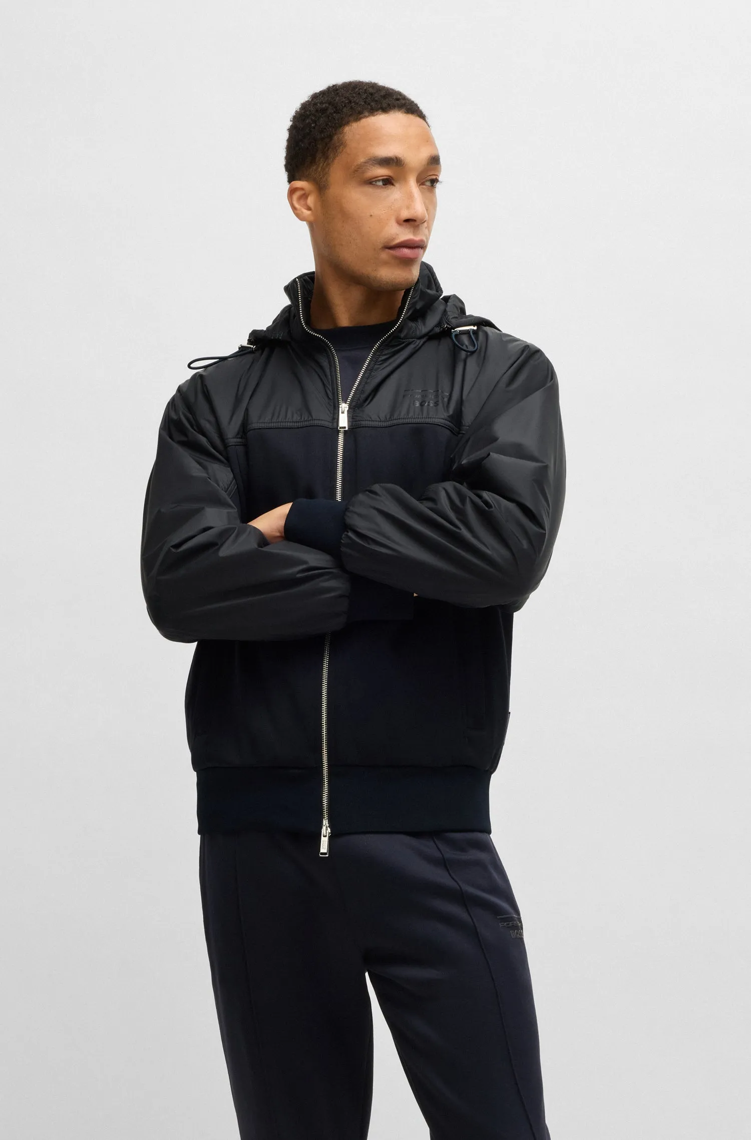 BOSS Hoodies Regular Fit in Cotton Mix - C-STEELE 71_PS 10269363 01-50537366