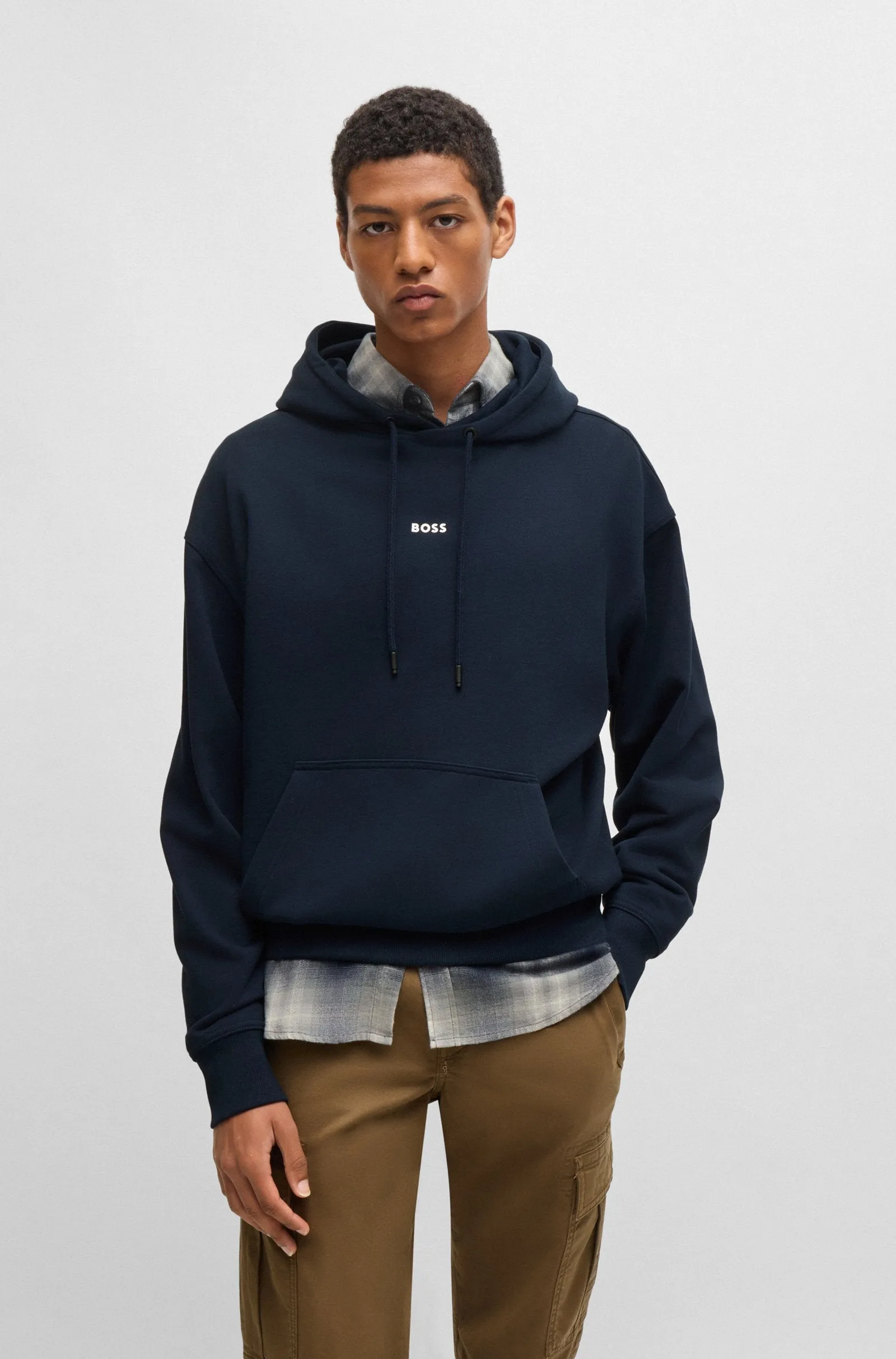 BOSS Hoodies Regular Fit in Cotton - WESMALLHOOD 10244192 01-50514530