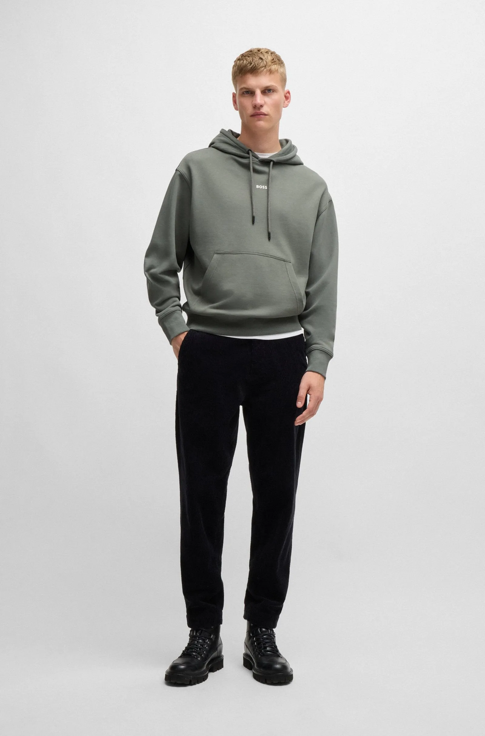 BOSS Hoodies Regular Fit in Cotton - WESMALLHOOD 10244192 01-50514530