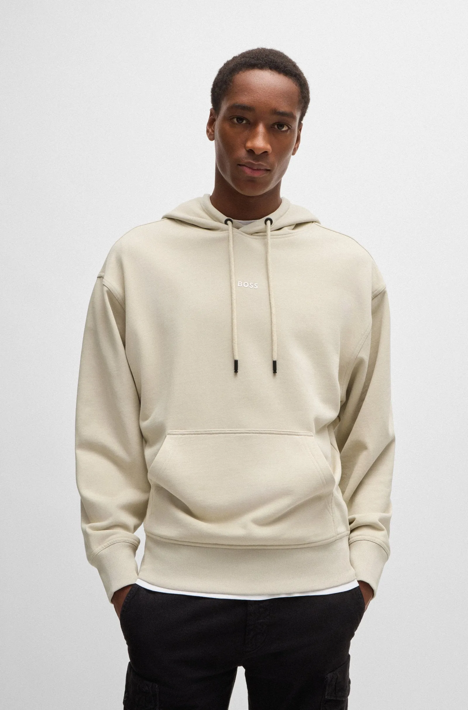BOSS Hoodies Regular Fit in Cotton - WESMALLHOOD 10244192 01-50514530