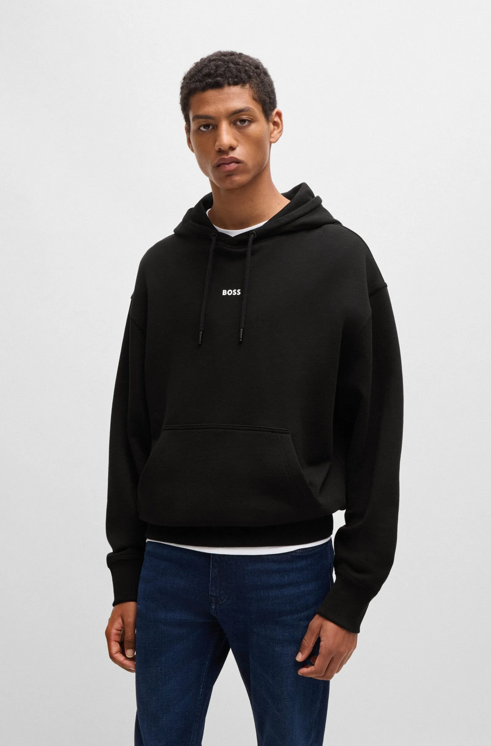 BOSS Hoodies Regular Fit in Cotton - WESMALLHOOD 10244192 01-50514530