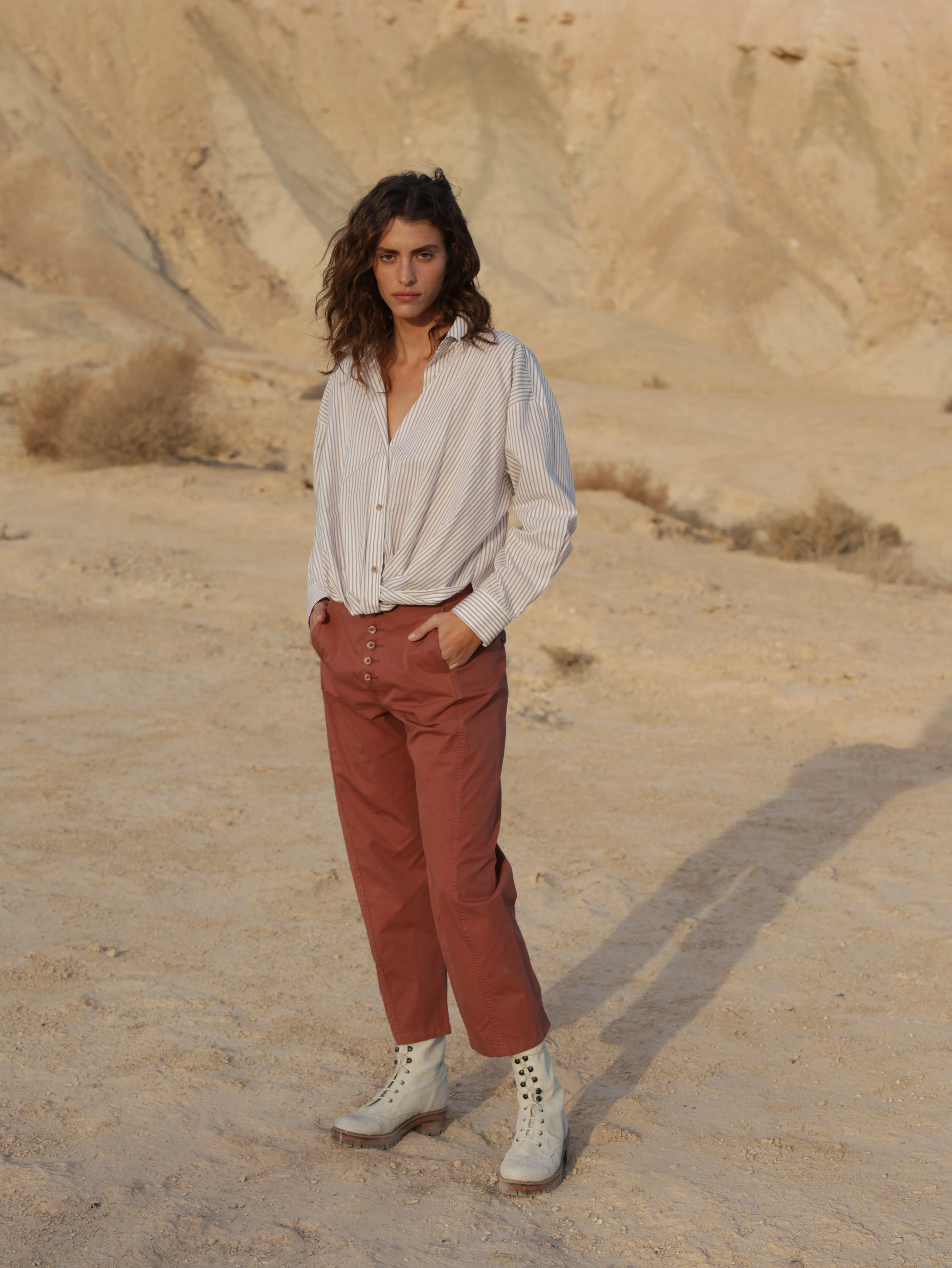 Boyfriend Button Pants