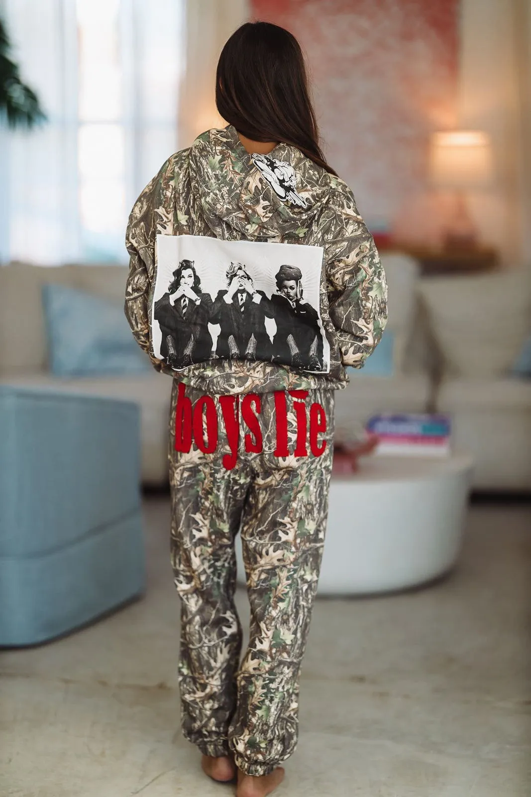 Boys Lie Not Manhunt Kimmy Reverse Pant - Camo
