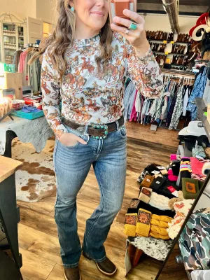 Buckaroo Long Sleeve Mesh