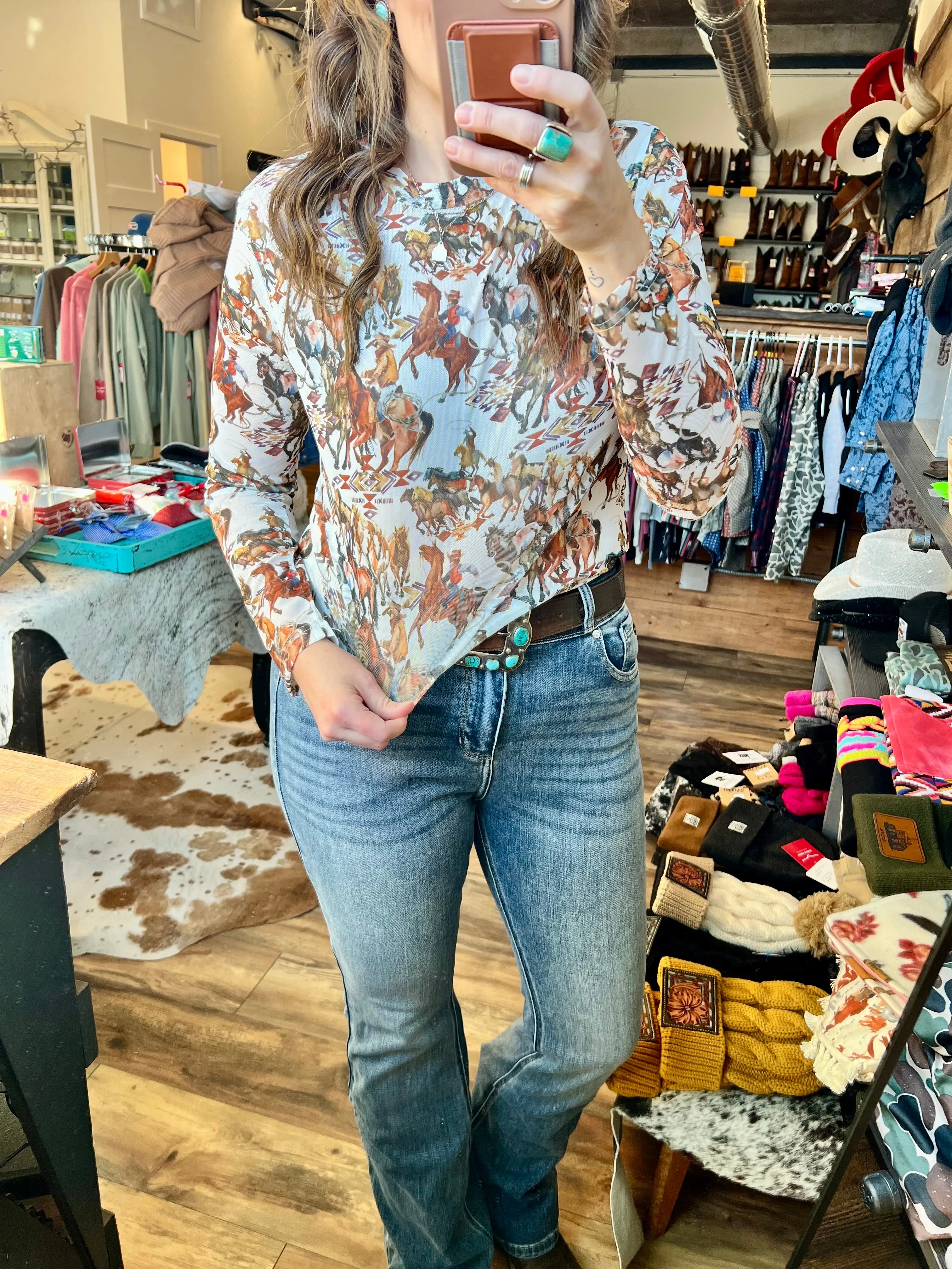 Buckaroo Long Sleeve Mesh