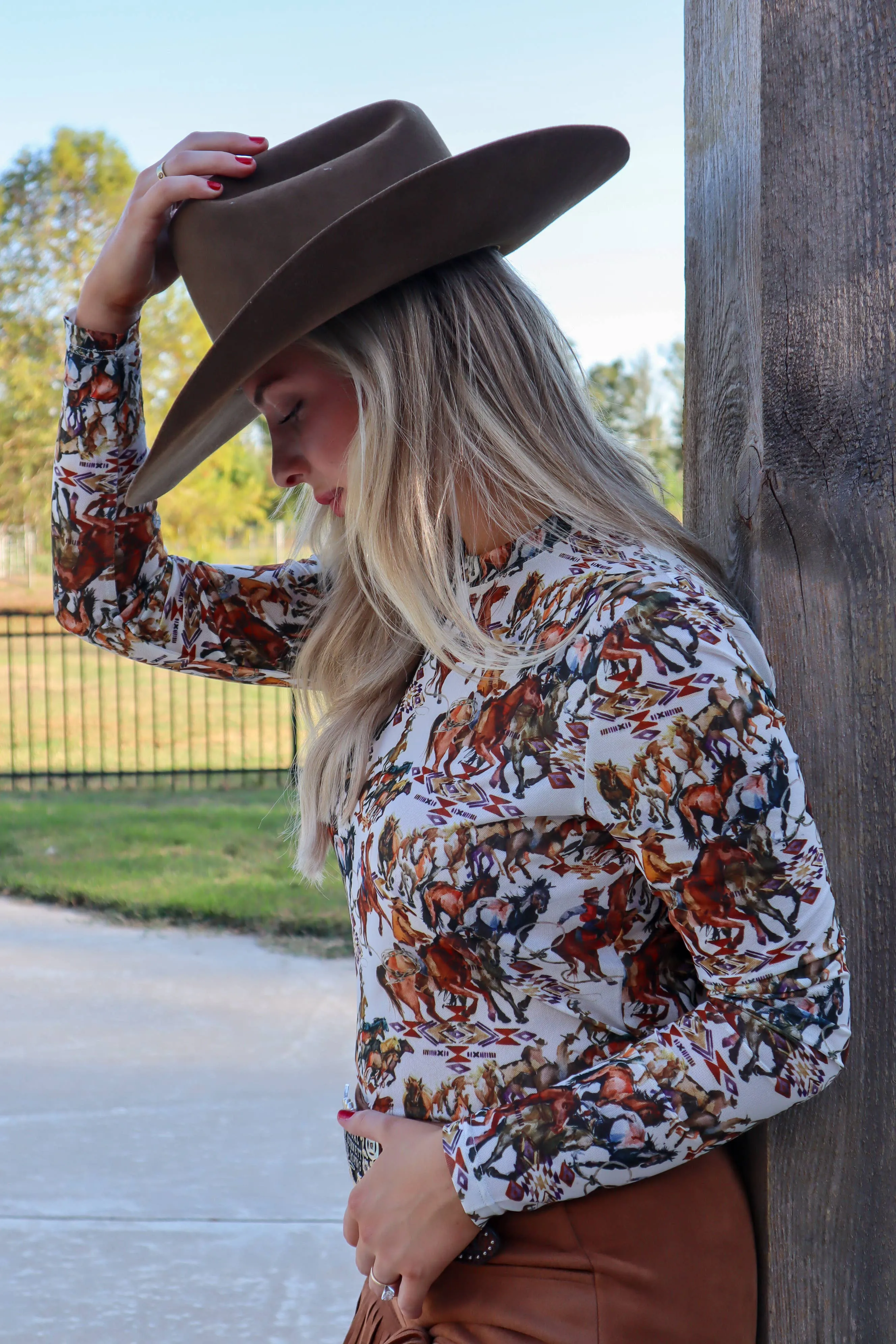 Buckaroo Long Sleeve Mesh