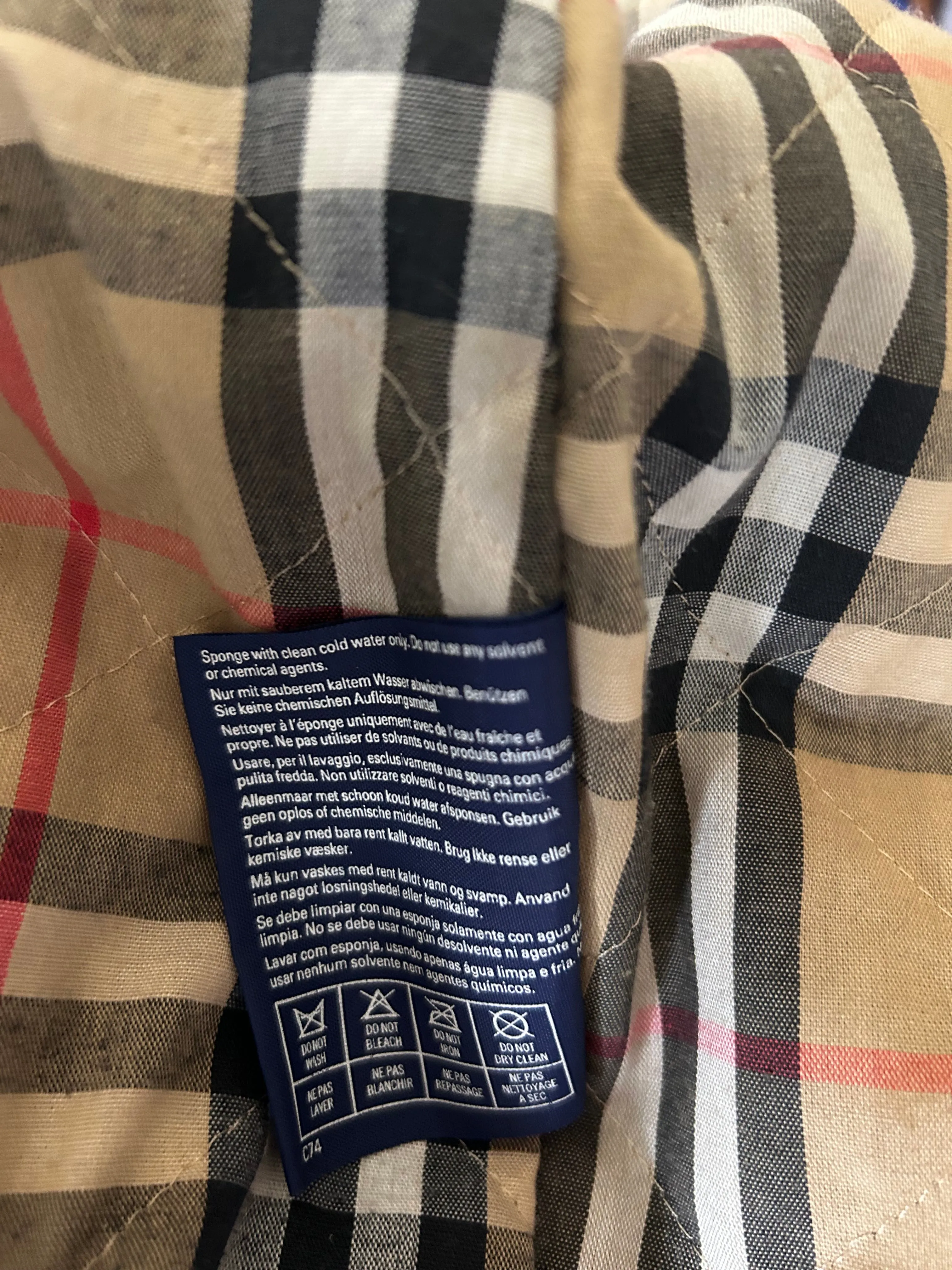 Burberrys trench coat