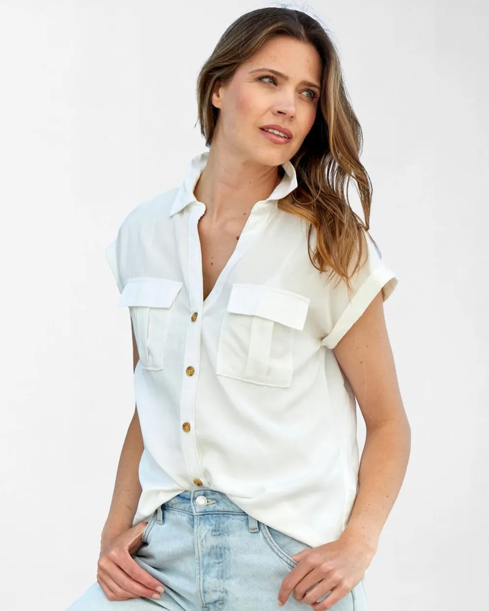 Button Down Top