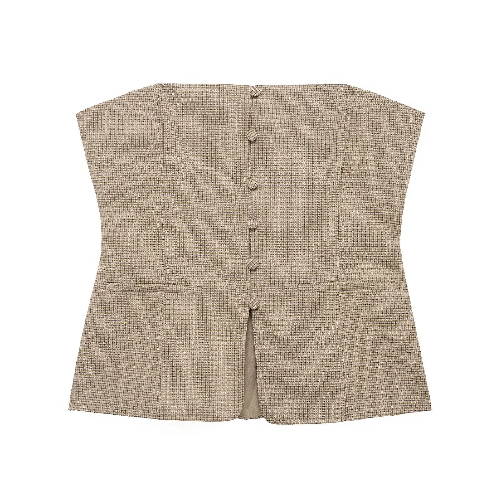 Button Down Tube Top
