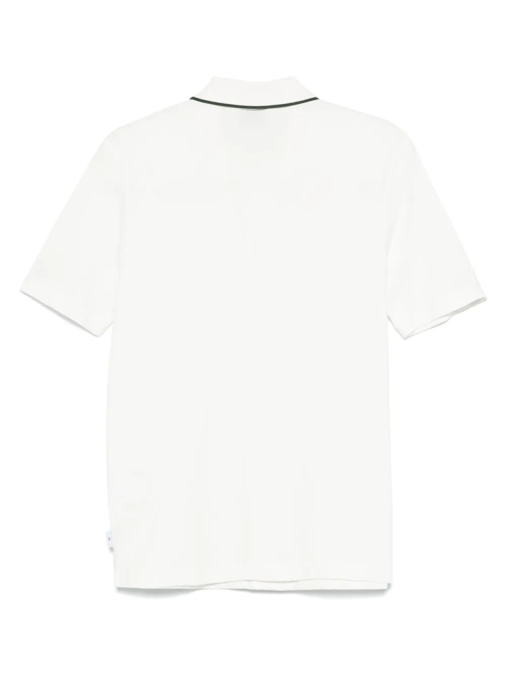 Button front cotton polo shirt