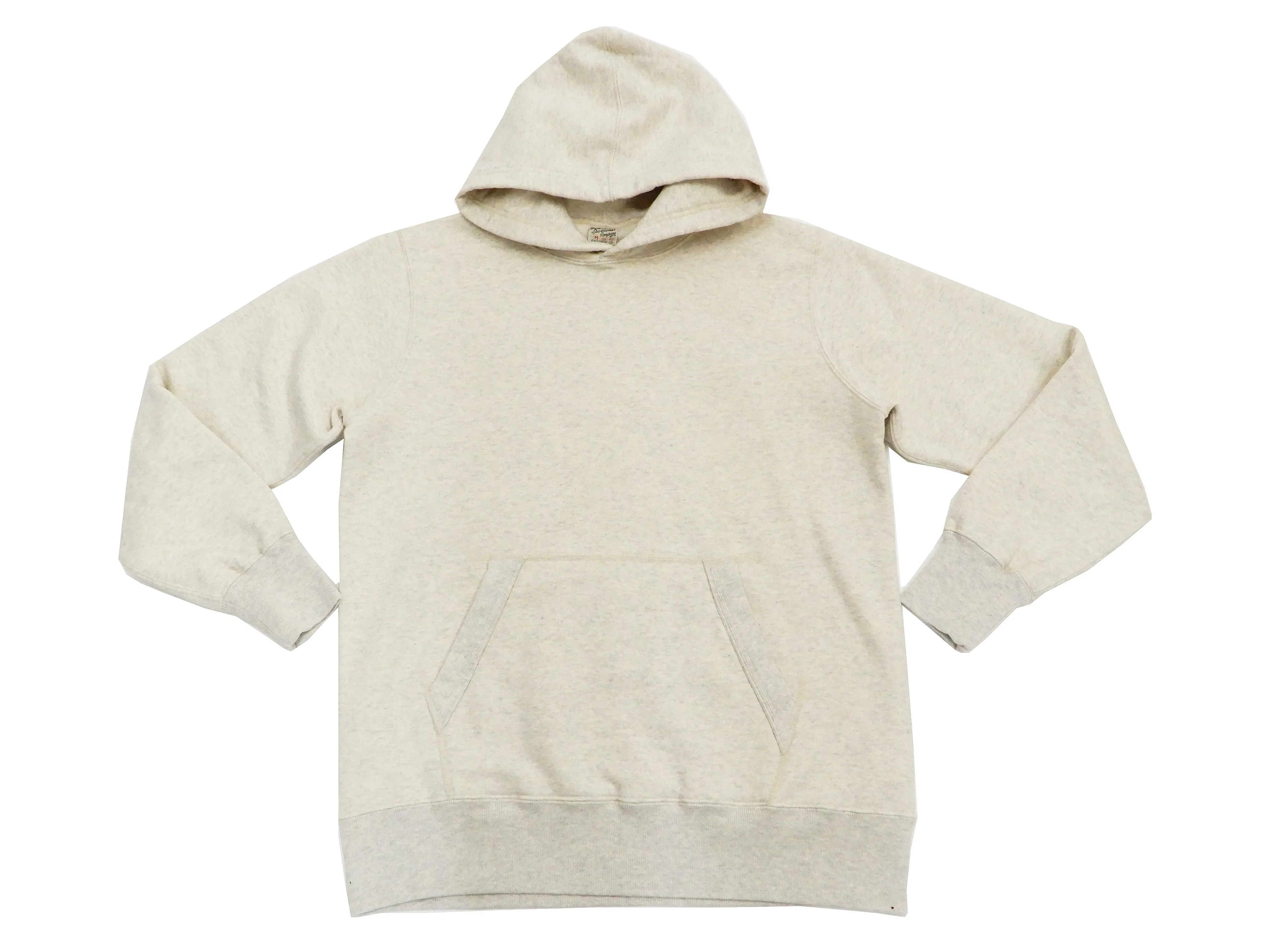 Buzz Rickson Plain Pullover Hoodie Men's Loop-wheeled Vintage Style Hooded Sweatshirt BR68914 131-Oatmeal