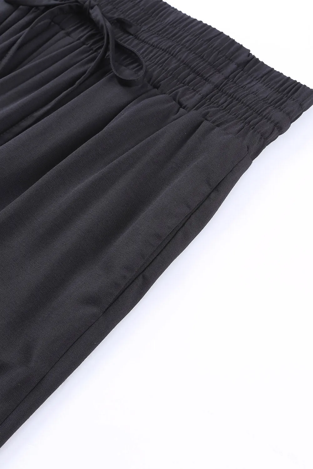 CAMEL WIDE LEG PANTS